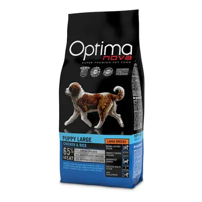 Visán Optimanova Dog Puppy Large Chicken & Rice kg