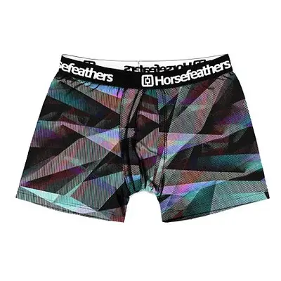 HORSEFEATHERS Boxerky Sidney - glitch PURPLE