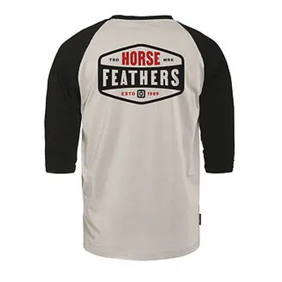 HORSEFEATHERS Triko Hexagon II Raglan - cement GRAY