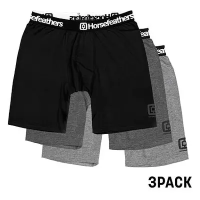 HORSEFEATHERS Boxerky Dynasty Long 3Pack - assorted BLACK