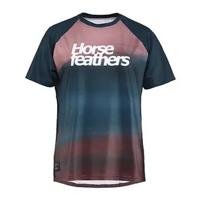 HORSEFEATHERS Dámský bike dres Quantum - foggy BLUE