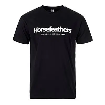 HORSEFEATHERS Triko Quarter - black BLACK