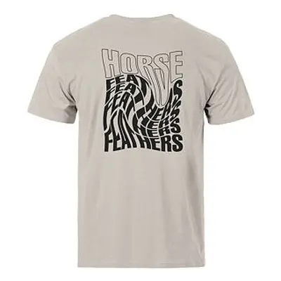 HORSEFEATHERS Triko Distort - cement GRAY