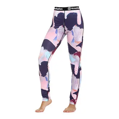 HORSEFEATHERS Termo kalhoty Mirra - abstract print PINK