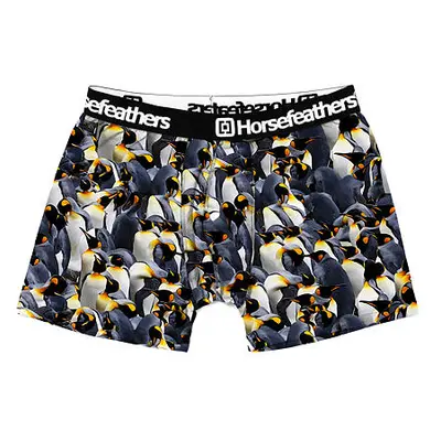 HORSEFEATHERS Boxerky Sidney - penguins GRAY