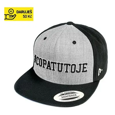 HORSEFEATHERS Snapback kšiltovka COPATUTOJE - black/ash GRAY