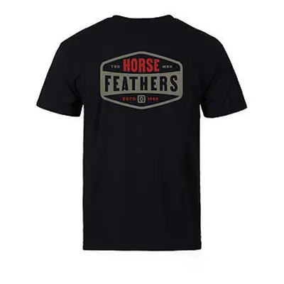 HORSEFEATHERS Triko Hexagon II - black BLACK