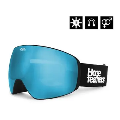 HORSEFEATHERS Snowboardové brýle Scout - black/mirror blue BLACK