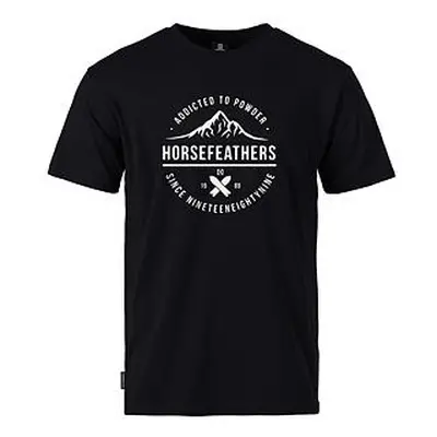 HORSEFEATHERS Triko ATP Emblem - black BLACK