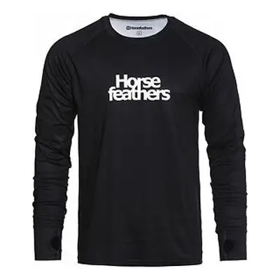 HORSEFEATHERS Termo triko Riley - black BLACK