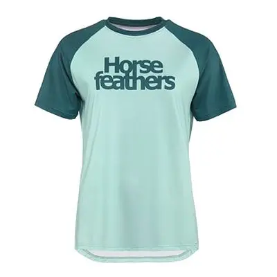 HORSEFEATHERS Dámský bike dres Quantum - yucca GREEN