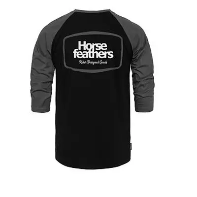 HORSEFEATHERS Triko Bronco Raglan - black/gray BLACK