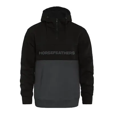 HORSEFEATHERS Mikina Fulton - black/gray BLACK