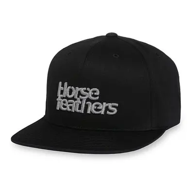 HORSEFEATHERS Kšiltovka Rise - black BLACK