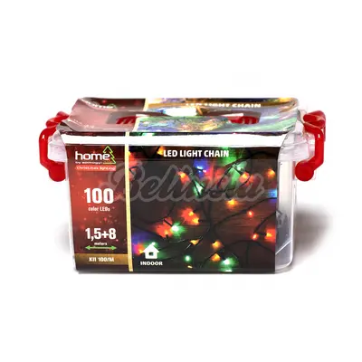 Bellusia Vánoční osvětlení řetěz 100 LED Multicolor