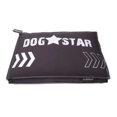 Lex & Max Luxusní potah na pelíšek pro psa Lex & Max Dog Star 90 x 65 cm | antracit