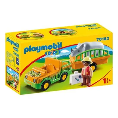 Playmobil Playmobil 1.2.3 70182 Převoz nosorožce