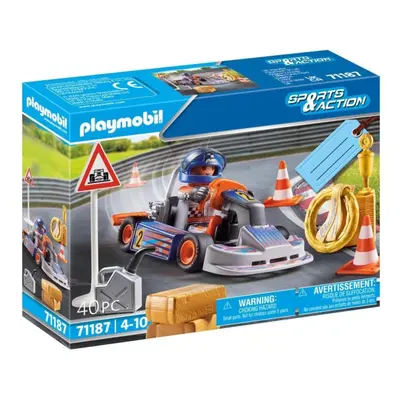 Playmobil Playmobil 71187 Motokárový závodník