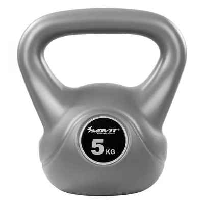 Kettlebell činka MOVIT 1 kg | šedá