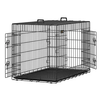 Goleto Přepravní box pro psy XXL 122 x 76 x 81 cm | černý