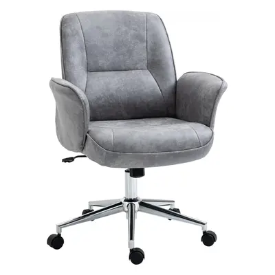 Vinsetto Kancelářské ergonomické křeslo 67x69x92-102 cm | světle šedé