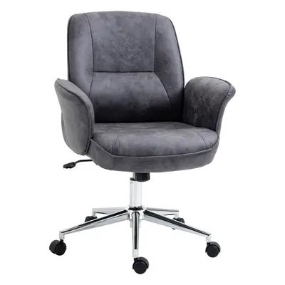 Vinsetto Kancelářské ergonomické křeslo 67x69x92-102 cm | tmavě šedé