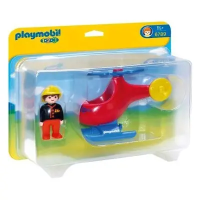 Playmobil Playmobil 6789 Hasičský vrtulník (1.2.3)