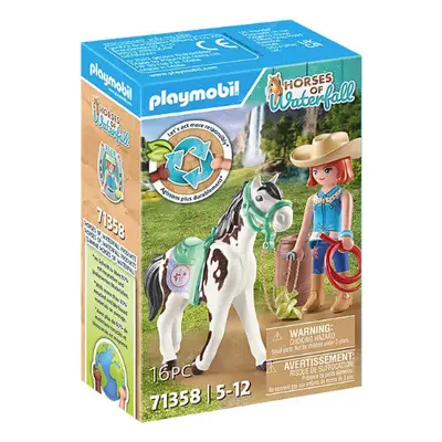 Playmobil Playmobil Horses of Waterfall 71358 Ellie & Sawdust s westernovým cvičením