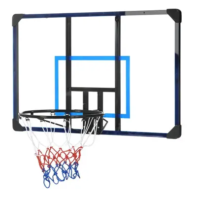 Goleto Nástěnný basketbalový koš se sítí | 113 x 61 x 73 cm