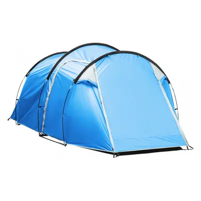 Outsunny Rodinný stan pro 2-3 osoby 426 x 206 x 154 cm| modrý