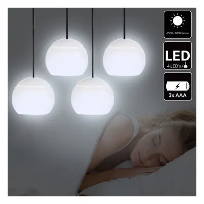 Goleto Závěsná LED lampa 4 LED | 4 kusy