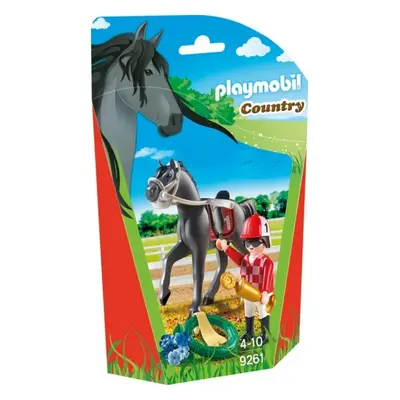 Playmobil Playmobil 9261 Žokej na koni