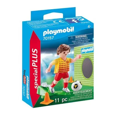 Playmobil Playmobil 70157 Fotbalista s brankou