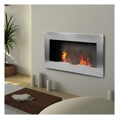 Krb bio ethanol GOLETO HOMCOM SILVER