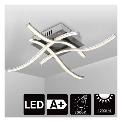 Goleto Designové stropní LED osvětlení Tigull | 46 x 46 x 10 cm