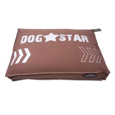 Lex & Max Luxusní potah na pelíšek pro psa Lex & Max Dog Star 75 x 50 cm | hnědý