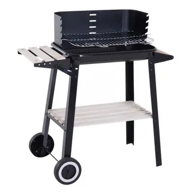 Kompaktní zahradní BBQ gril Goleto BLACK