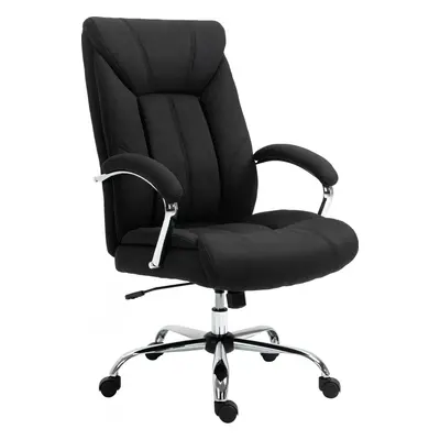 Vinsetto Ergonomické otočné křeslo 65x78x110-118 cm | černé