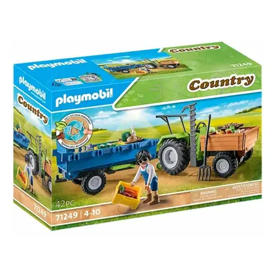 Playmobil Playmobil 71249 Traktor s přívěsem