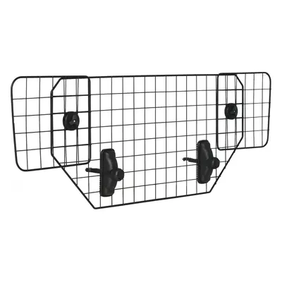 PawHut Bezpečnostní přepážka do kufru auta 90-120x40,5 cm | černá