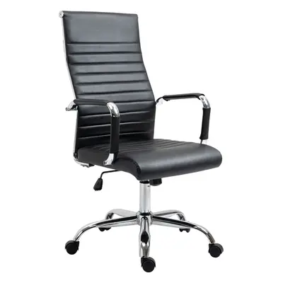 Vinsetto Kancelářské křeslo ergonomické 54x62x104-114 cm | černé