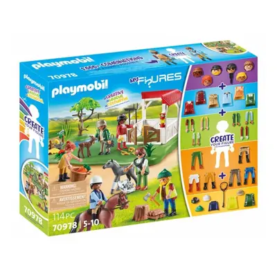 Playmobil Playmobil 70978 My Figures: Ranč s koňmi