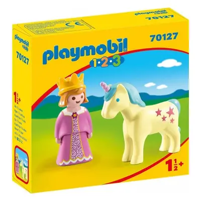 Playmobil Playmobil 1.2.3 70127 Princezna s jednorožcem