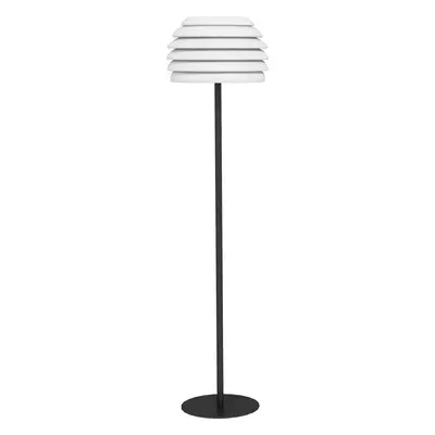 Outsunny Stojací lampa 38x148 cm | bílá+černá