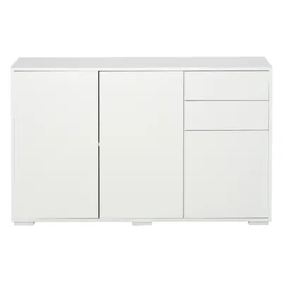 HOMCOM Komoda se 2 zásuvkami 117x36x74 cm | bílá