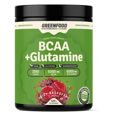 GreenFood Nutrition Performance BCAA + Glutamine 420g Příchutě: Mandarinka