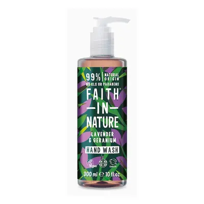 Faith in Nature antibakteriální tekuté mýdlo Lavandule&Pelargonie, 400ml