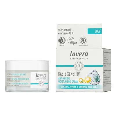 lavera Basis Sensitiv Anti-Ageing Hydratační pleťový krém s Q10, 50 ml