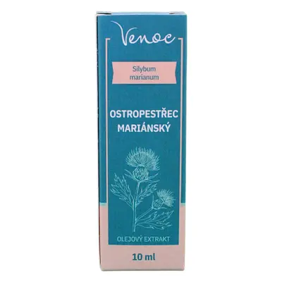 Venoc Ostropestřec mariánský Olejový extrakt bezalkoholová tinktura, 10 ml