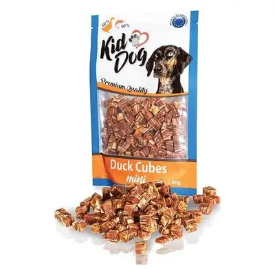 KIDDOG mini kostičky z kachního masíčka a tresky 80 g